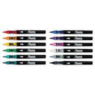 Sharpie Creative Acrylic Markers - Set of 12, Classic Colors, Brush Tip