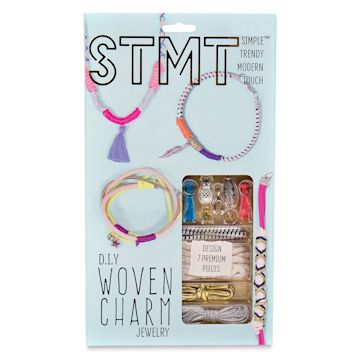 Open in modal - STMT Woven Charm Jewelry Kit (Front of packaging)