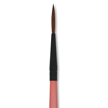 Open in modal - Dynasty Water Lily Watercolor Brush - Short Handle, Liner, Size 1, close-up