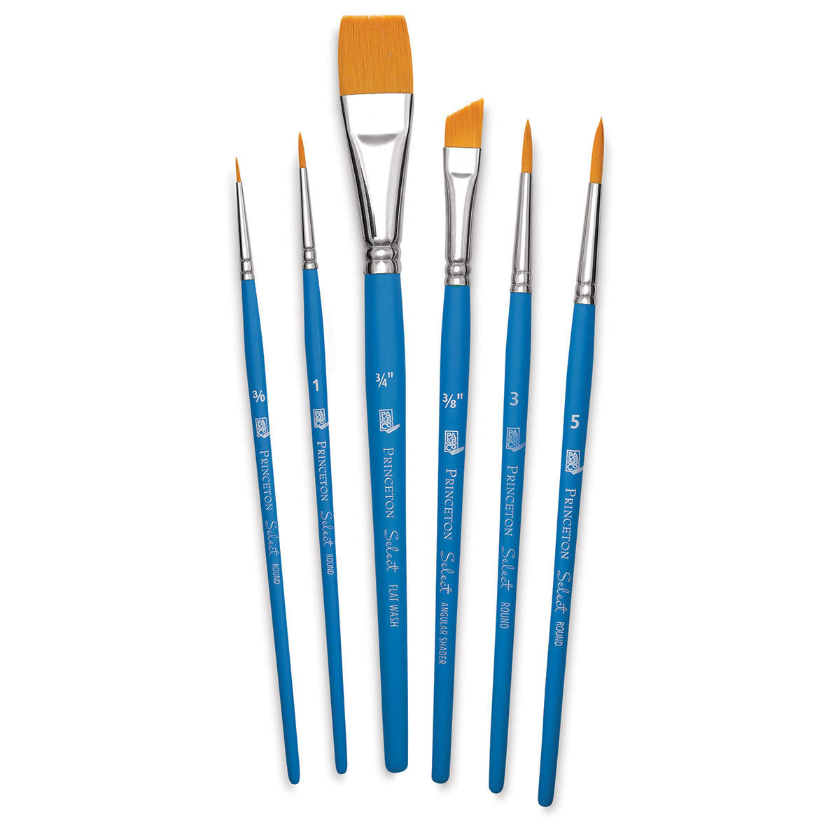 Princeton Select Brushes Value Set #22 Assorted Set of 6