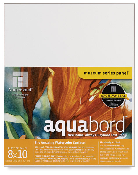  Ampersand Art Supply Hardboard Wood Painting Panel: Museum  Series Hardbord, 1/8 Inch Depth 3, 6x8 inch Pack of 3