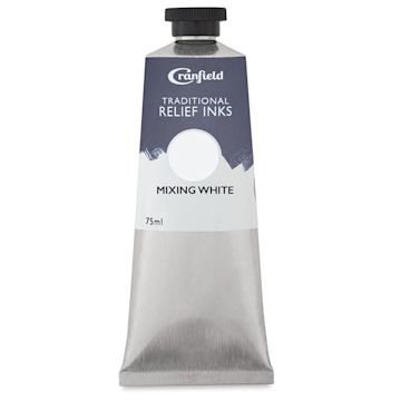 Open in modal - Cranfield Traditional Relief Ink - Mixing White, 75 ml