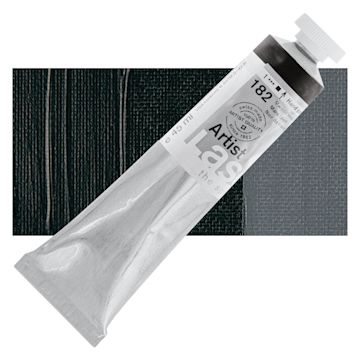 Open in modal - Lascaux Artist Acrylic - Mars Black, 45 ml tube and swatch