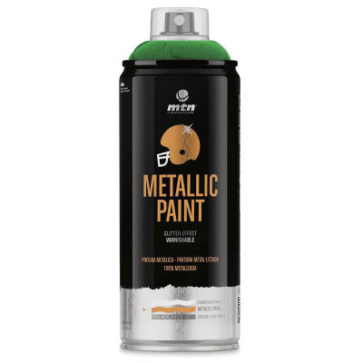 MTN Pro Metallic Spray Paint - Metallic Green, 400 ml