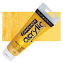 Daler-Rowney Graduate Acrylics - Metallic Yellow, 120 ml tube