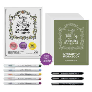 Open in modal - Speedball Hand Lettering and Journaling Kit - Set of 29