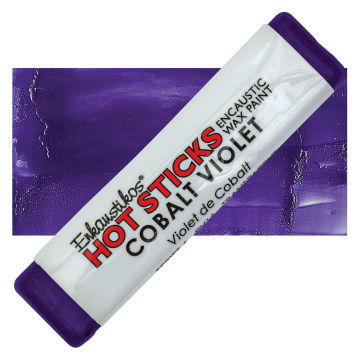 Enkaustikos Hot Sticks Encaustic Wax Paints - Cobalt Violet, 13 ml stick