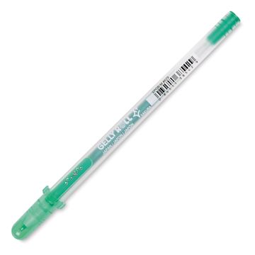 Open in modal - Sakura Gelly Roll Gold-Silver Shadow Pen - Silver/Green, Bold