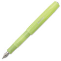 Kaweco Frosted Sport Fountain Pen - Fine Lime, Broad