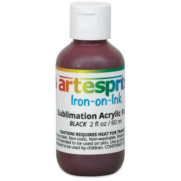 Artesprix Sublimation Acrylic Paint - Black, 2 oz bottle