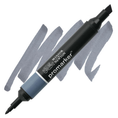 Winsor & Newton ProMarkers - Storm Cloud marker with swatch