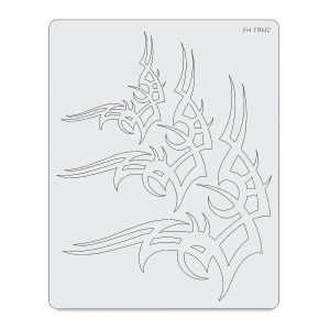 Artool Tribal Master Templates - Offset corner design shown