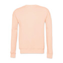 Bella + Canvas Unisex Sponge Fleece Drop Shoulder Sweatshirt - Peach, X-Small