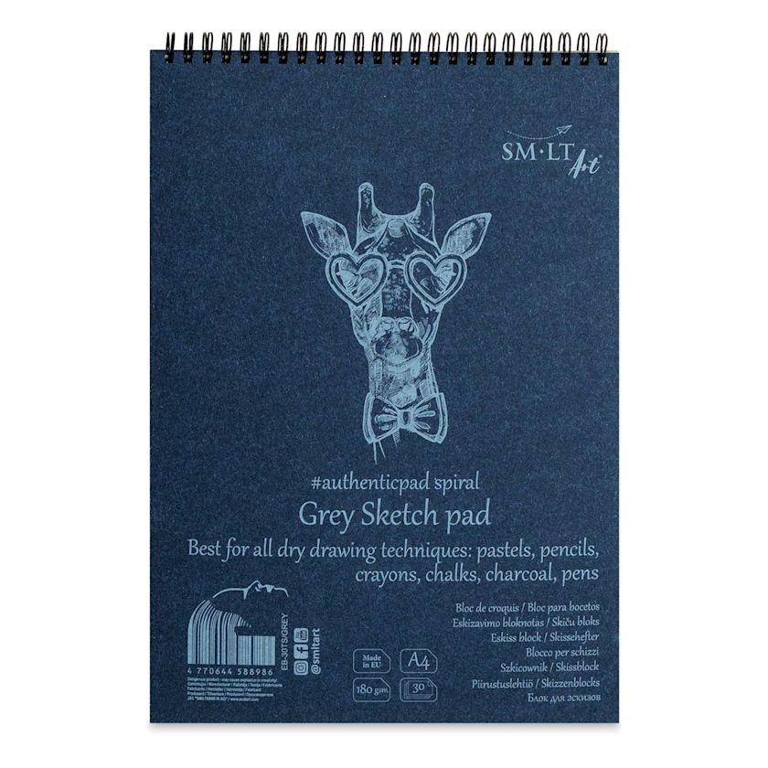 SMLT Art Grey Wirebound Sketch Pads BLICK Art Materials