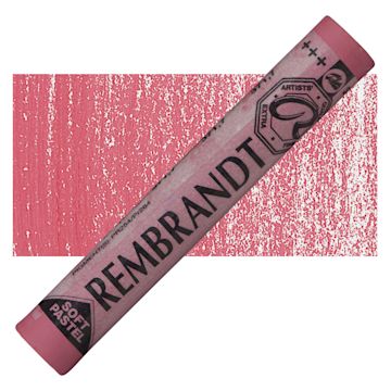 Open in modal - Rembrandt Soft Pastel - Permanent Red Deep 371.7 pastel and swatch