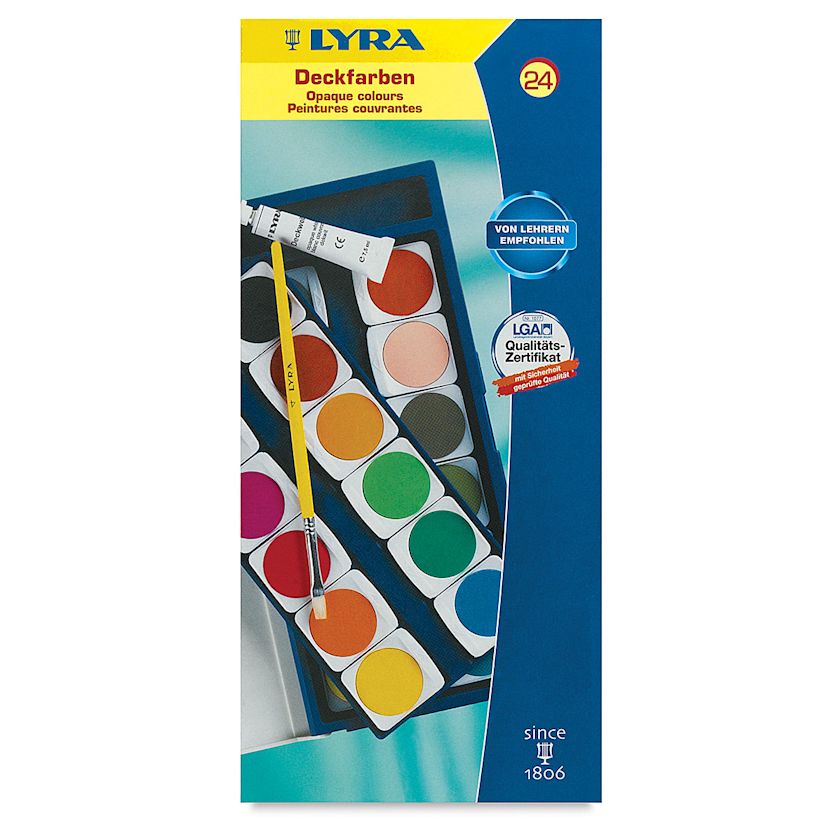 Lyra Opaque Watercolor Pan Sets BLICK Art Materials