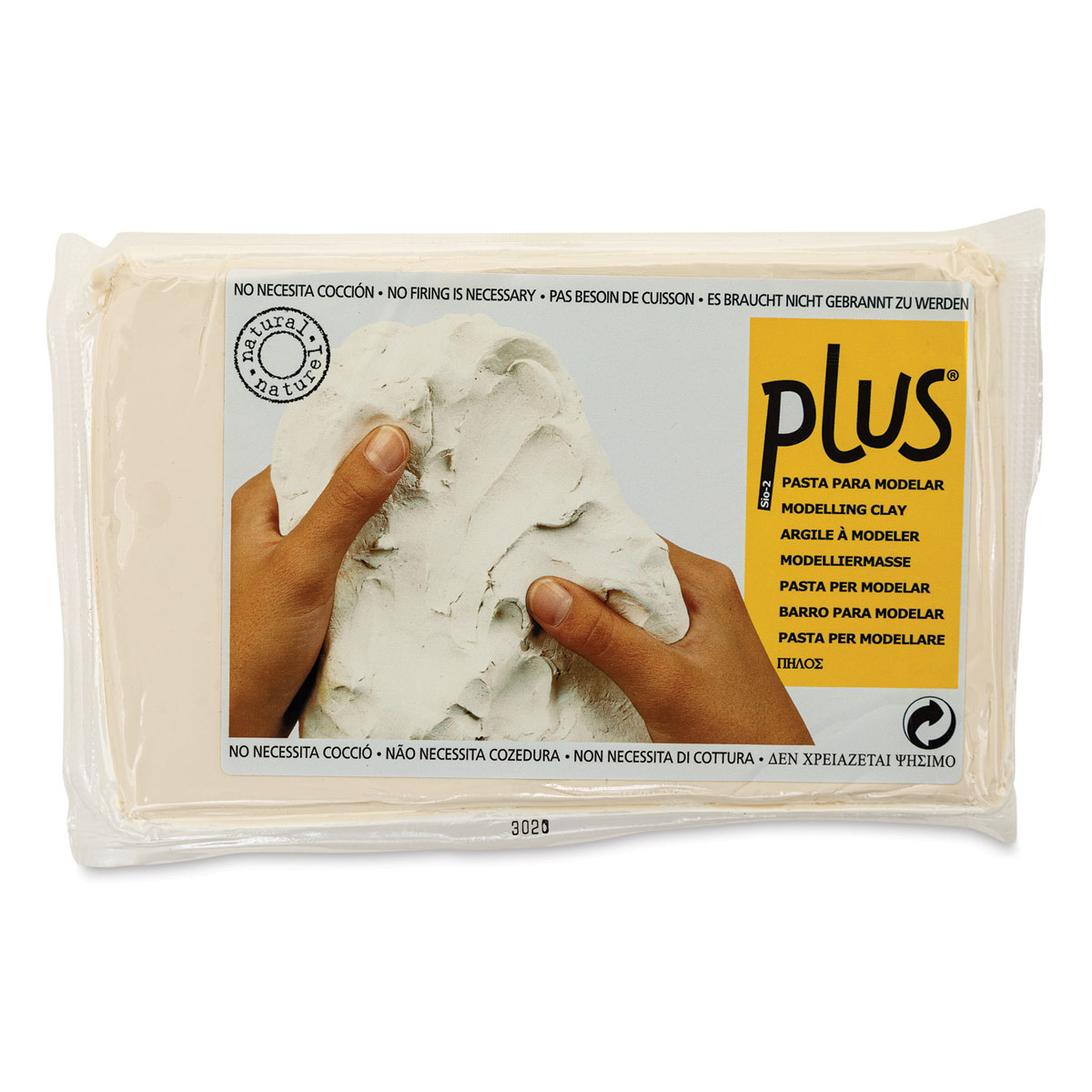 Plus Natural Self Hardening (Air Dry) Clay White 1kg 920 Stay Active and  Fit Stay Active and Fit: Keep active and fit