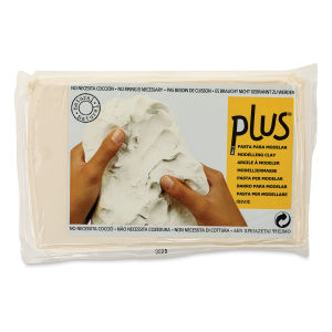 Activa Plus Clay - 2.2 lb, Extra White (front of package)