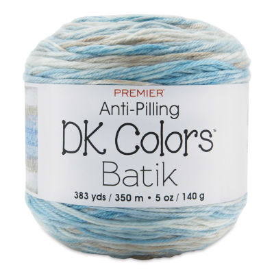 Premier Yarn Anti-Pilling DK Colors Batik Yarn - Go Fish (side view with label)