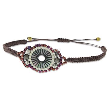 Open in modal - Beadsmith Jewelry Kit Bracelets - finished bracelet from Timeless kit shown