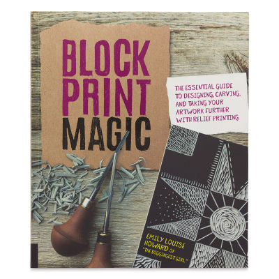 Block Print Magic - Front cover of book
