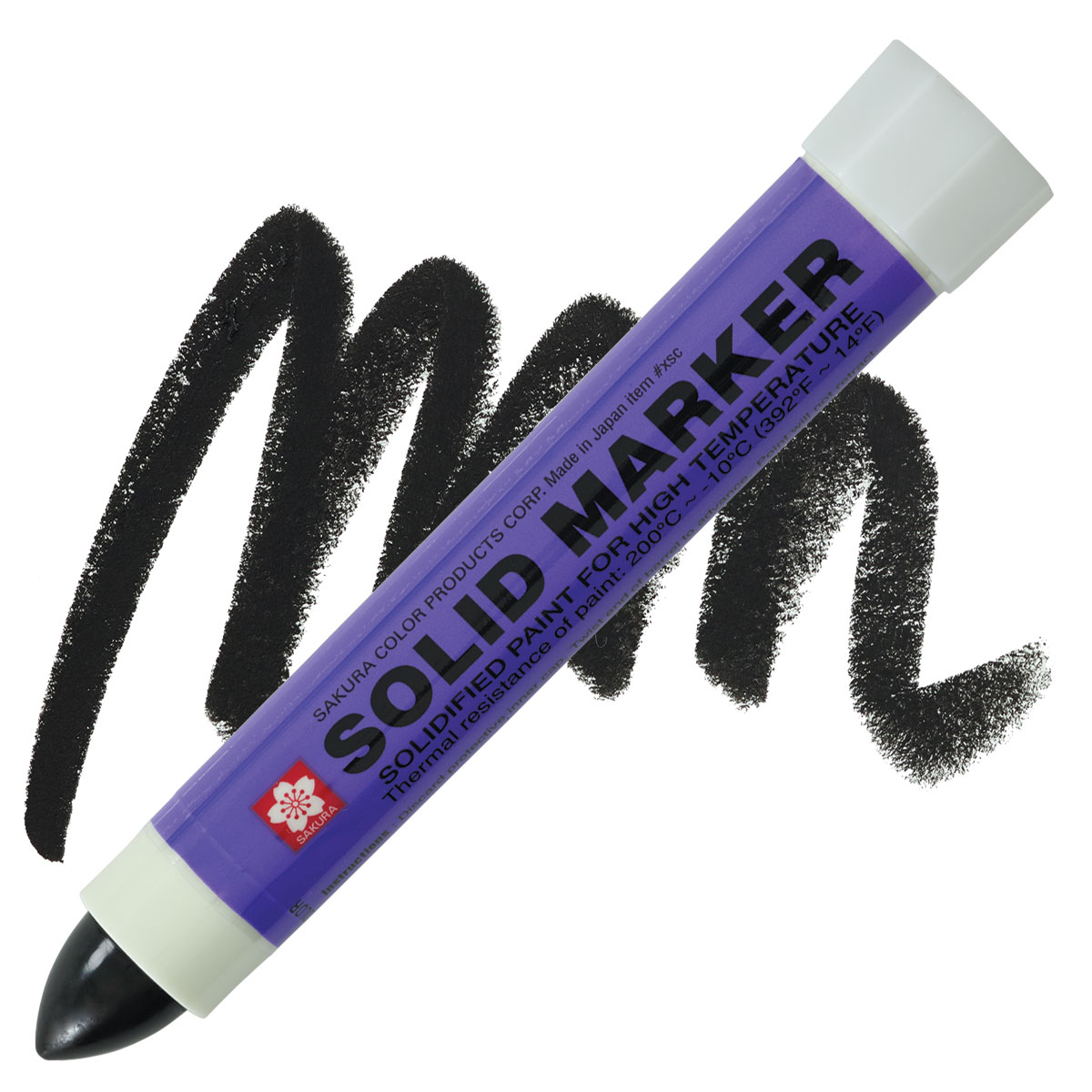 Solidified Paint Solid Marker Black 