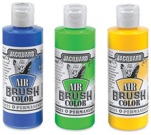 Moshify jacquard airbrush paint set made in usa - opaque air brush
