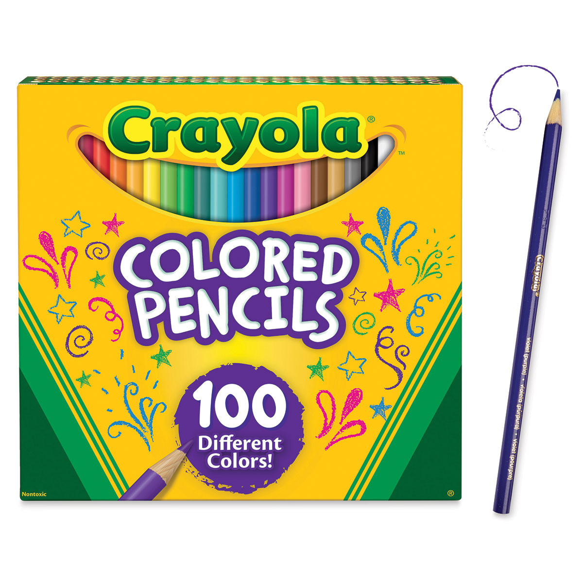 Crayola Color Pencils Assorted Colors Box Of 24 Color Pencils