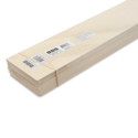 Bud Nosen Basswood Sheets - 1/8" x 4" x 24", 15 Sheets