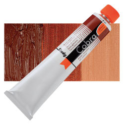 Royal Talens Cobra Study Water Mixable Oil Colors - Burnt Sienna, 200 ml tube