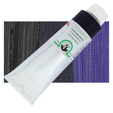 Open in modal - Old Holland Classic Oil Color - Dioxazine Mauve, 225 ml tube and swatch