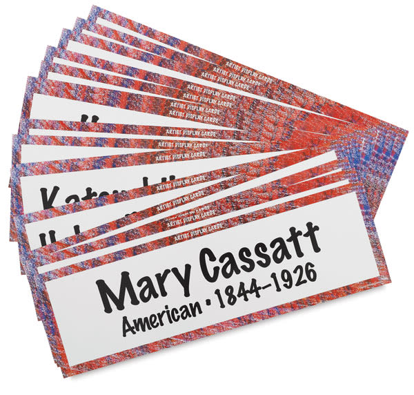 Crystal Productions Art Display Cards BLICK Art Materials