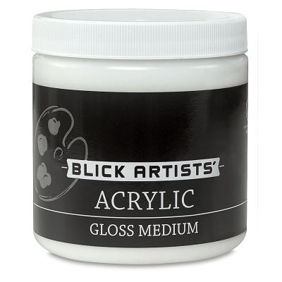 Blick Artists Acrylic Gloss Medium 8oz jar