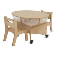 Whitney Brothers Mobile Collaboration Table