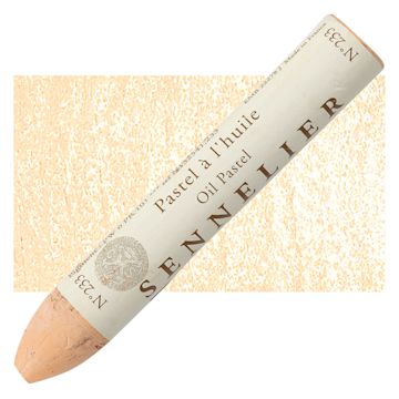 Open in modal - Sennelier Oil Pastel Grand - Luminous Yellow oil pastel and swatch