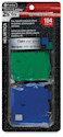 Westcott Cardstock Letters - 2 1/2", Blue/Green, Chipboard Letter