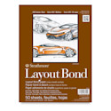 Strathmore 400 Series Layout Bond Pad - 9" x 12", Tape Bound, 50 Sheets