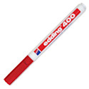 Edding Permanent Marker - Red, 400 Series, Bullet Nib, 1 mm