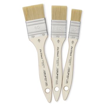 Open in modal - Da Vinci Synthetic Bristle Mottler Brushes - 5014 Mottler, Set of 3