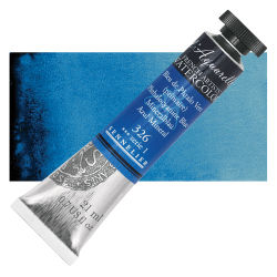 Sennelier French Artists' Watercolor - Phthalo Blue, 10 ml, Tube with Swatch