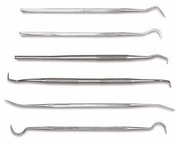 Open in modal - Hawk Wax and Plaster Carving Tools - Picks, Set of 6