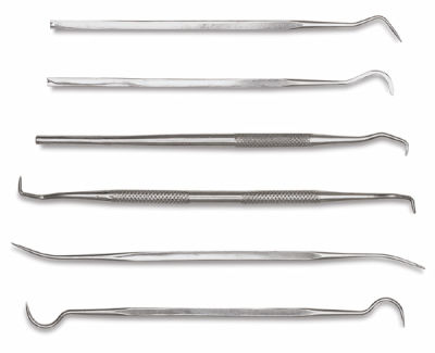 Hawk Wax and Plaster Carving Tools, Set of 6