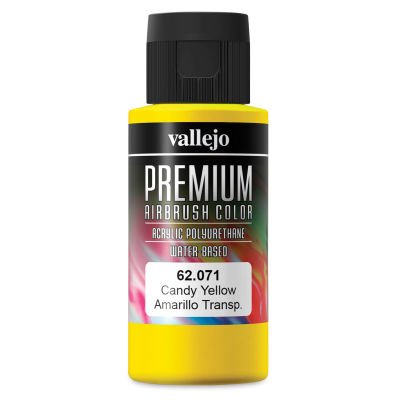Vallejo Premium Airbrush Colors - 60 ml, Candy Yellow