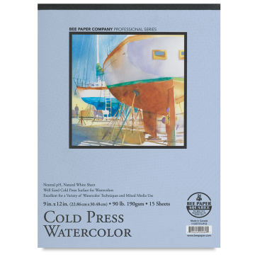 Bee Paper Watercolor 90# Sheets - 22-inch x 30-inch - 1 Sheet