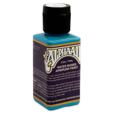 Alpha6 AlphaAir Airbrush Ready Paint - Turquoise, 2.5 oz, Bottle
