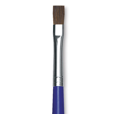 Blick Scholastic Red Sable Brush - Bright, Long Handle, Size 8