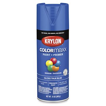 Open in modal - Krylon Colormaxx Spray Paint - True Blue, Gloss, 12 oz