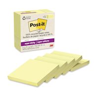 Post-it Recycled Super Sticky Notes
