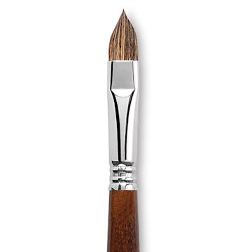 Open in modal - Escoda Versatil Brush - Filbert, Size 14, Short Handle close up