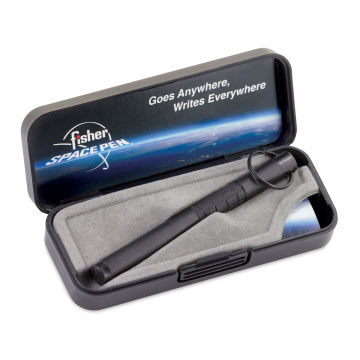 Fisher Space Pen Trekker Space Pen - Matte Black, inside carrying case
